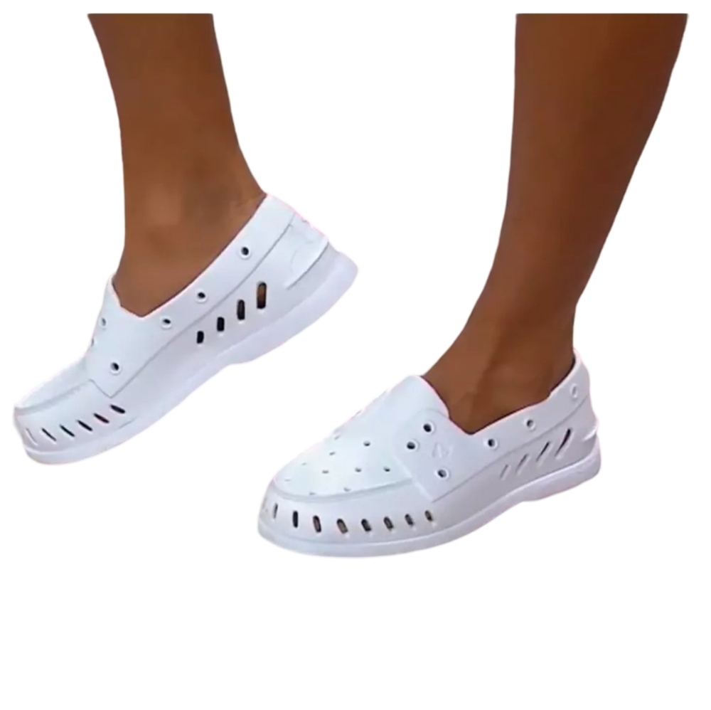 SPERRY'S  (Unisex) Nonslip Shoes White NEW